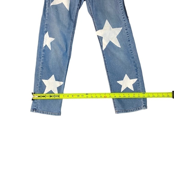 Jag Western Glove Works Women’s Star Jeans Size 2 Light Wash Wide Leg Boho - Picture 8 of 16